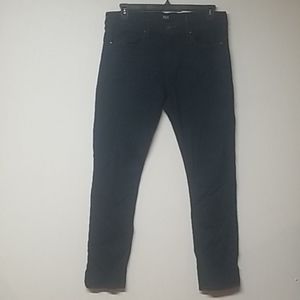 Paige Mens Lennox Skinny Navy Jeans